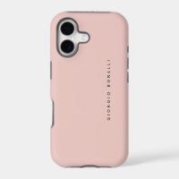 Pastel Colour Minimalist Personal Modern Own Name