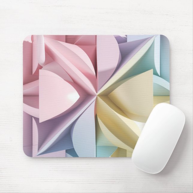 Pastel Colour Mousepad (With Mouse)