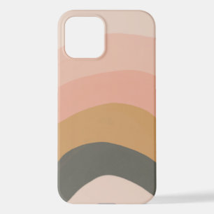 Pastel Colour Muted Neutral Rainbow iPhone 12 Case
