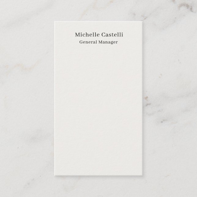 Pastel Colour Professional Unique Classical Simple Enclosure Card (Front)