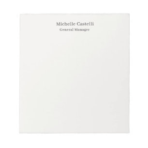 Pastel Colour Professional Unique Classical Simple Notepad