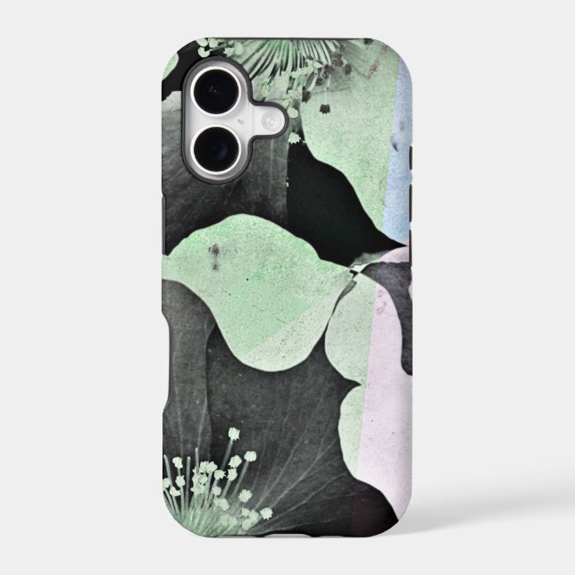 Pastel colour romantic flower nature pattern art (Back)