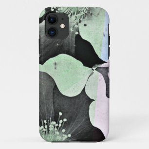 Pastel colour romantic flower nature pattern art iPhone 11 case