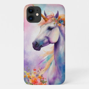 Pastel Colour Unicorn iPhone 11 Case
