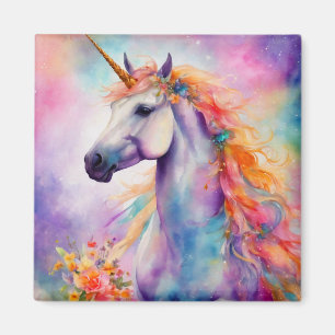 Pastel Colour Unicorn Magnet