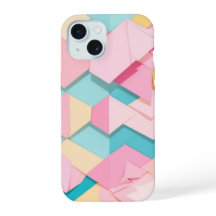 Pastel Coloured 3D Paper Pattern Phone Case