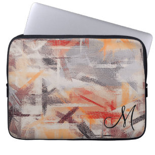 Pastel Coloured Abstract Background #7 Laptop Sleeve