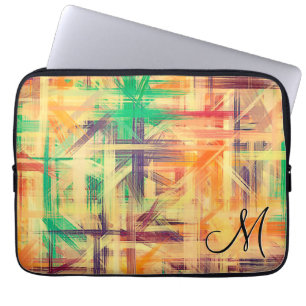 Pastel Coloured Abstract Background Laptop Sleeve