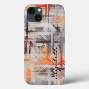 Pastel Coloured Abstract Pattern #2 iPhone 13 Case