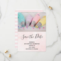 Pastel Coloured Cake Decorating Tools Birthday