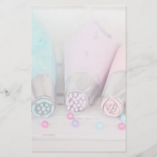 Pastel Coloured Cake Decorating Tools Photograph Stationery