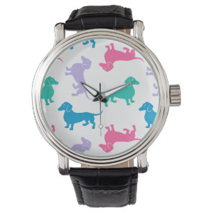 Pastel Coloured Dachshunds Watch