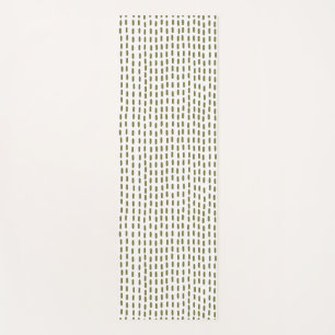 Pastel coloured Dotted line pattern Yoga Mat