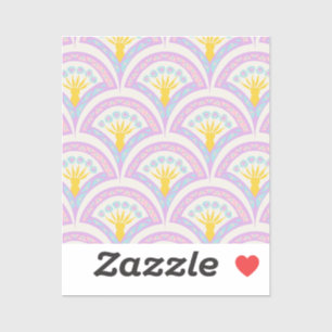 Pastel coloured shell pattern