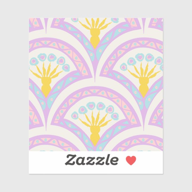 Pastel coloured shell pattern (Sheet)