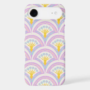 Pastel coloured shell pattern