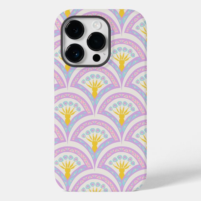 Pastel coloured shell pattern Case-Mate iPhone case (Back)