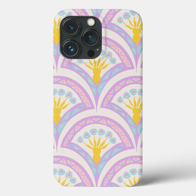 Pastel coloured shell pattern Case-Mate iPhone case (Back)