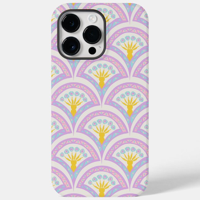 Pastel coloured shell pattern Case-Mate iPhone case (Back)