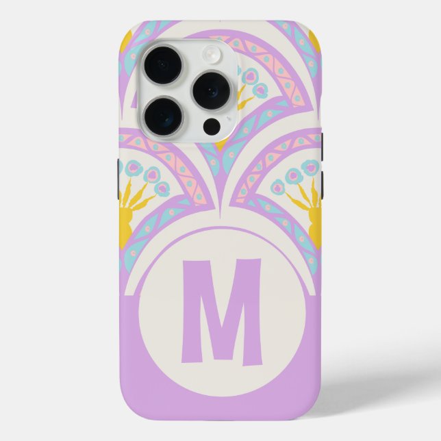 Pastel coloured shell pattern Case-Mate iPhone case (Back)