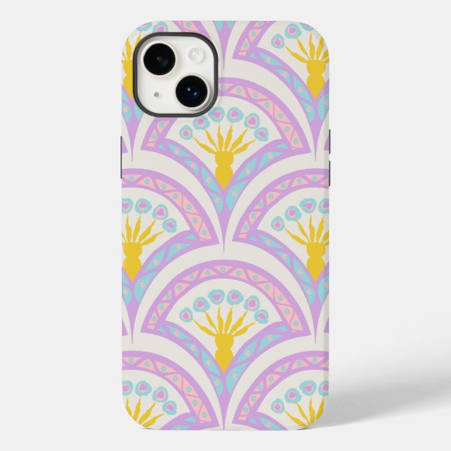 Pastel coloured shell pattern Case-Mate iPhone case (Back)