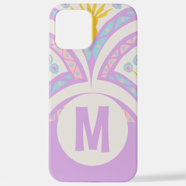 Pastel coloured shell pattern iPhone case (Back)