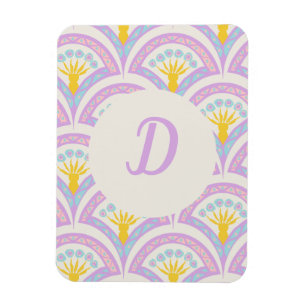 Pastel coloured shell pattern magnet