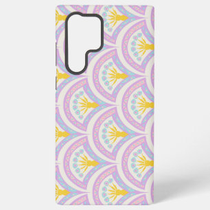 Pastel coloured shell pattern samsung galaxy case