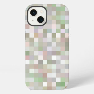 Pastel Coloured Square Pattern iPhone 13 Case