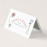 Pastel Coloured Wild Floral Advice Cards<br><div class="desc">Pastel Coloured Wild Floral Advice Cards by The Business Card Store.</div>