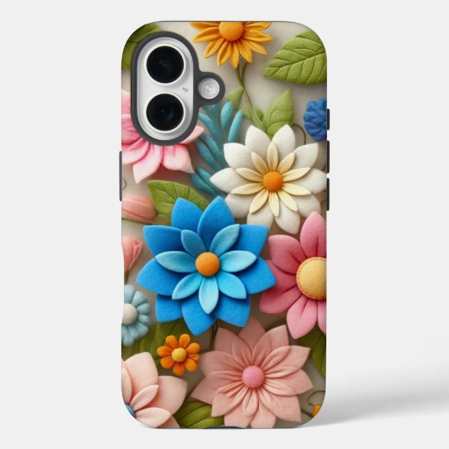 Pastel Colourful Floral   Case-Mate iPhone Case (Back)