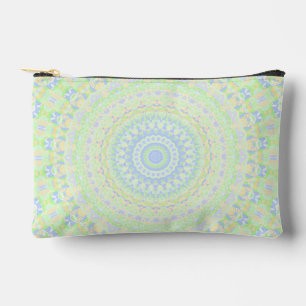 Pastel Colourful Quirky Groovy Boho Hippie Mandala Accessory Pouch