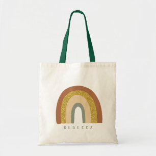 Pastel Colourful Rainbow Customised  Tote Bag