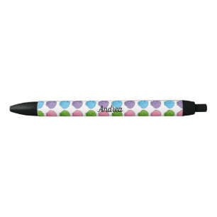 Pastel Colourful Seashell Pack Black Ink Pen