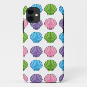 Pastel Colourful Seashell Pack iPhone 11 Case
