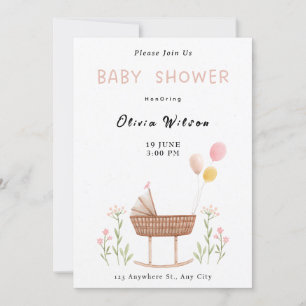 Pastel Colourful Watercolor Illustrative Invitation