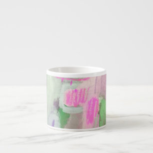 Pastel Colours Abstract Design Espresso Mug