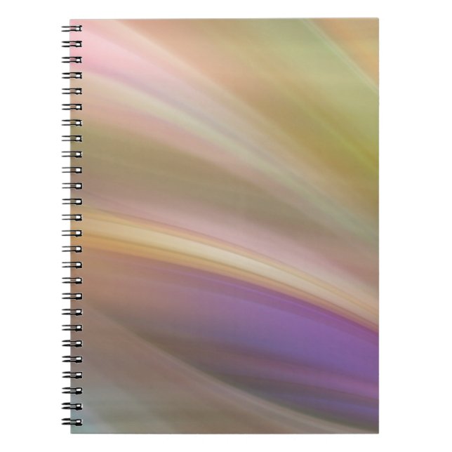 Pastel Colours Abstract Notebook (Front)