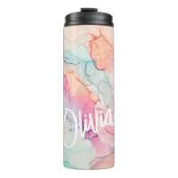 Pastel Colours Alcohol Ink Personalised