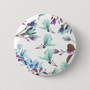 Pastel Colours Bougainvillea Flowers 6 Cm Round Badge