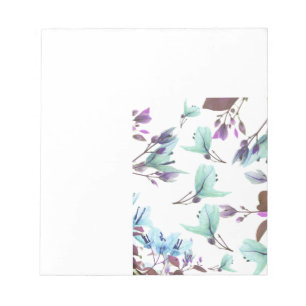 Pastel Colours Bougainvillea Flowers Notepad
