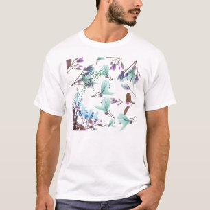 Pastel Colours Bougainvillea Flowers T-Shirt