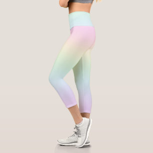 Pastel Colours Capri Leggings