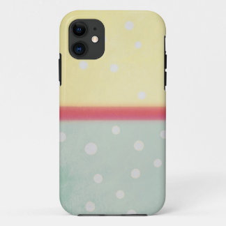 Pastel Colours Cream Polka Dots iPhone 11 Case