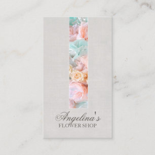 Pastel Colours Flower Tape Florist Business Card