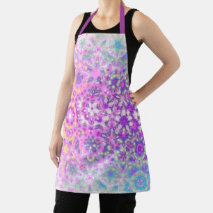 Pastel Colours Geometric Abstract Pattern Apron