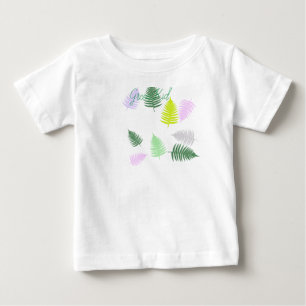 Pastel Colours Lucky Fern Baby T-Shirt