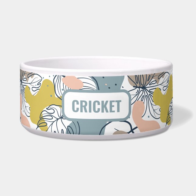 Pastel colours organic shapes pattern monogram (Front)