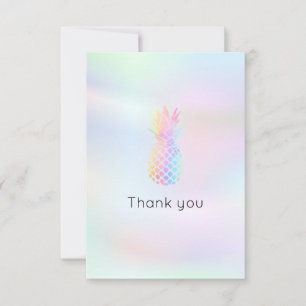 pastel colours pineapple thank you
