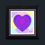 Pastel colours & purple hearts beating gift box<br><div class="desc">Here is a collection with pastel colours and "purple hearts beating": soft colours and hearts representing beautiful friendships.💜 (For those who knows : Like my own heart,  Purple hearts are beating between 7 amazing global Artists from South Koreaand their army of Fans all around a Purple World) 💜</div>
